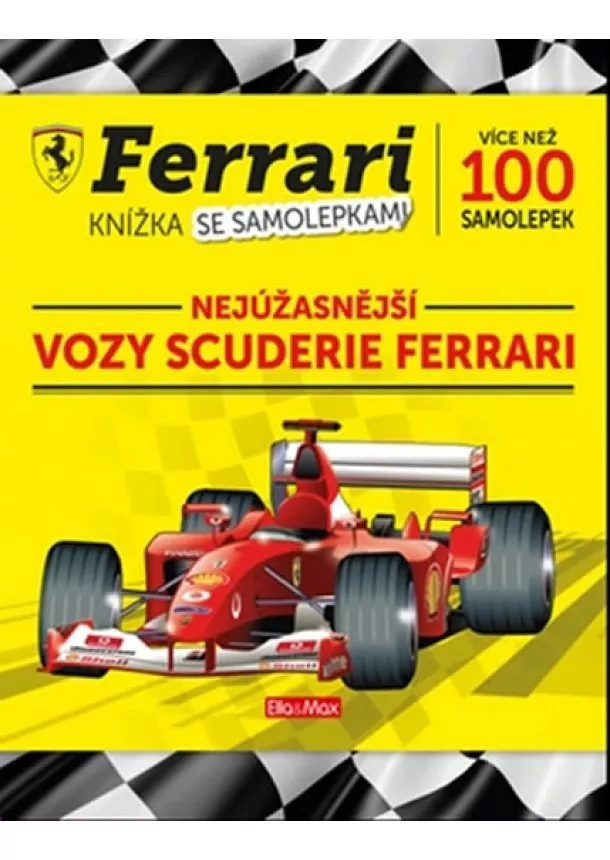 autor neuvedený - FERRARI, vozy Scuderie - Kniha samolepek