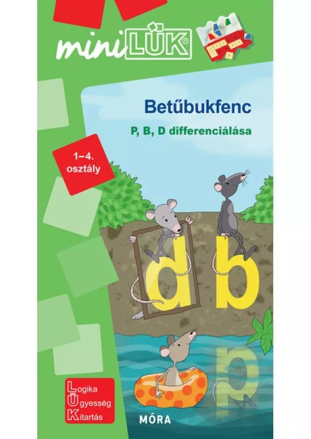 LÜK - Betűbukfenc - p, b, d differenciálás - miniLÜK