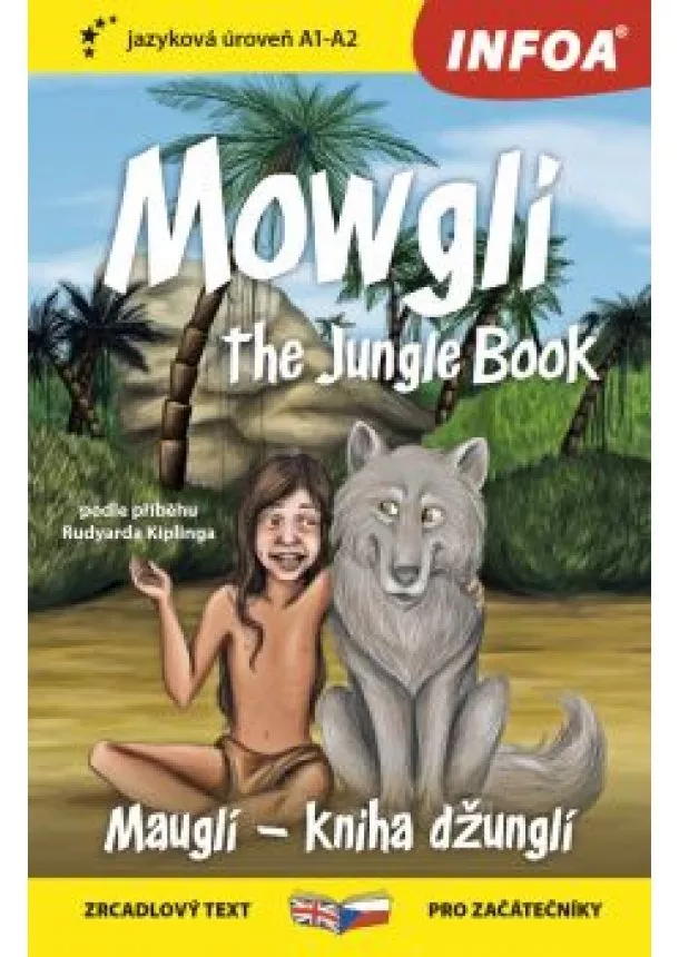 Četba pro začátečníky - Mowgli - The Junge Book (A1–A2)