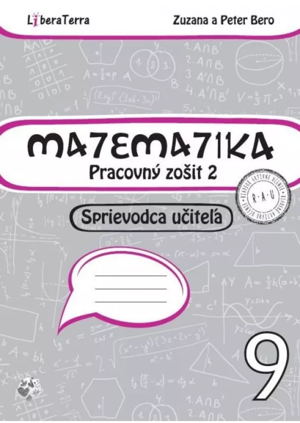 Zuzana Berová, Peter Bero - Matematika 9 - Pracovný zošit 2 - Sprievodca učiteľa