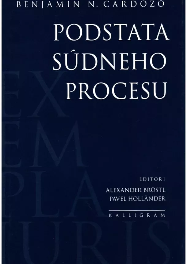 Benjamin N. Cardozo - Podstata súdneho procesu