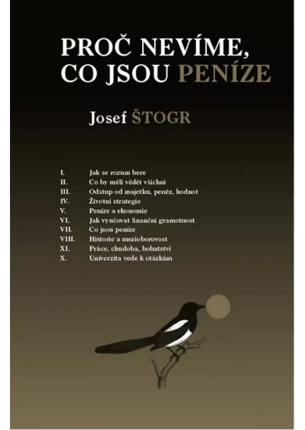 Josef Štogr - Proč nevíme, co jsou peníze