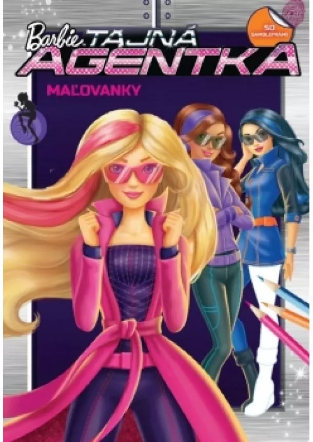 Mattel - Barbie - Tajná agentka- Maľovanky