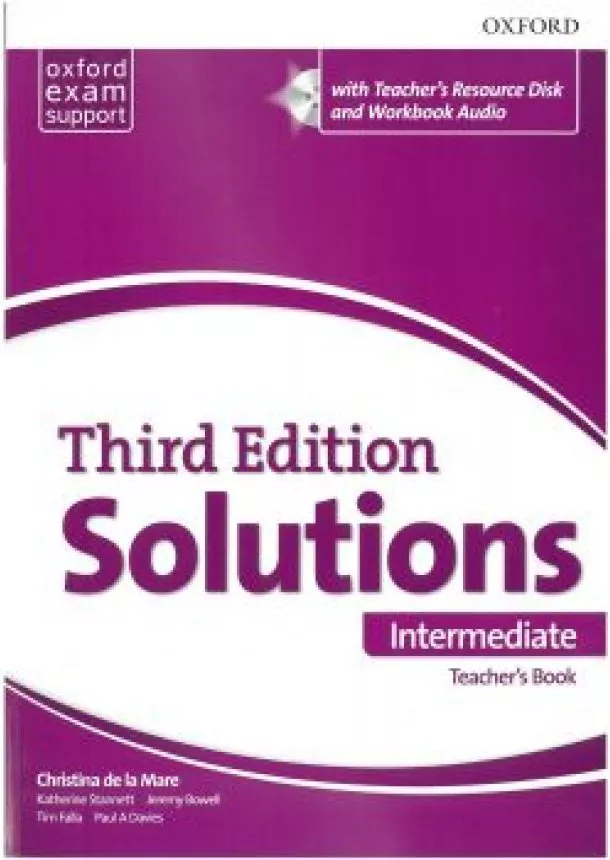 Solutions Maturita 3 Intermediate Teacher`s Book Pack