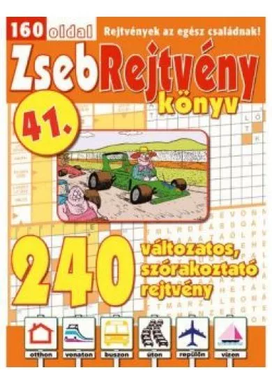 Zsebrejtvény könyv 41