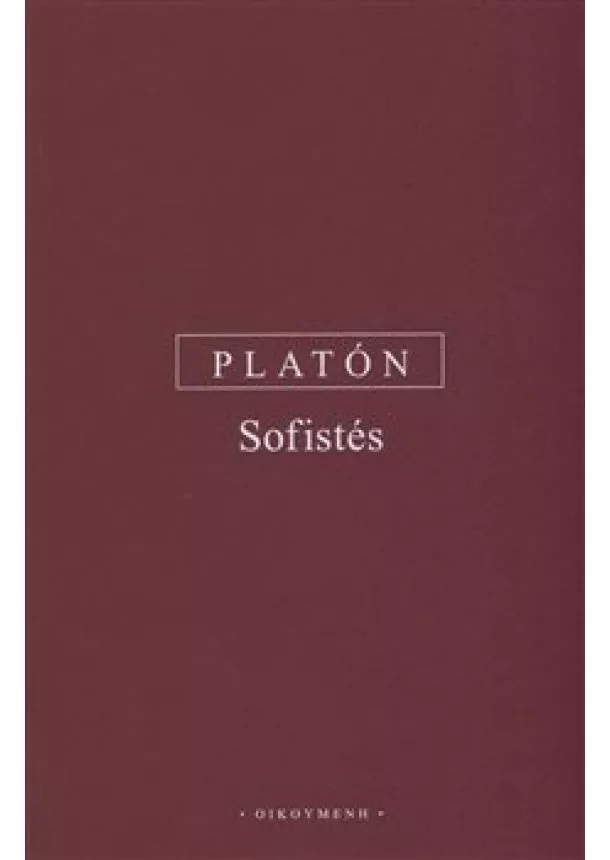 Platón - Sofistés