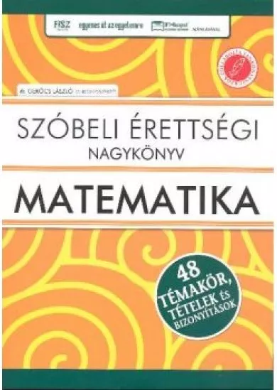 SZÓBELI ÉRETTSÉGI NAGYKÖNYV