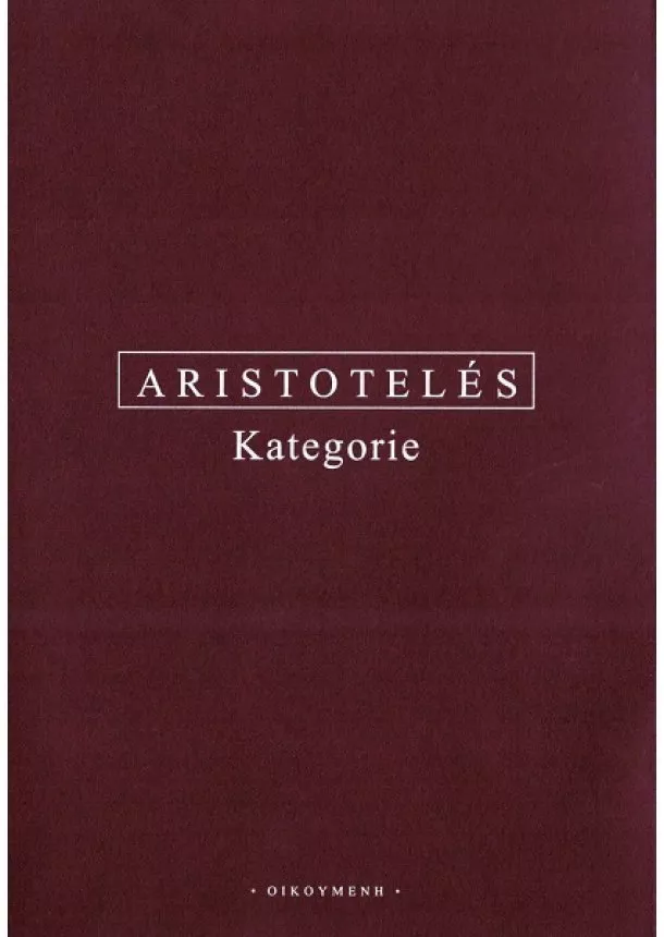 Aristotelés - Kategorie