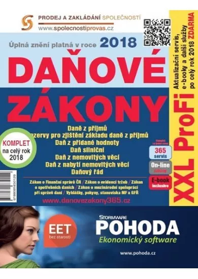 Daňové zákony 2018 XXL ProFi