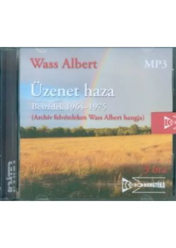 WASS ALBERT - ÜZENET HAZA - BESZÉDEK 1964-1975