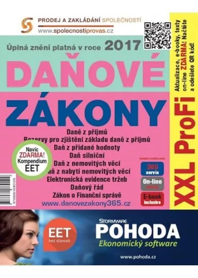 Daňové zákony 2017 XXL ProFi