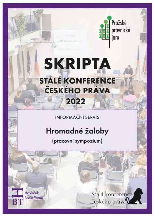 SRIPTA SKČP Hromadné žaloby (pracovní sympozium)