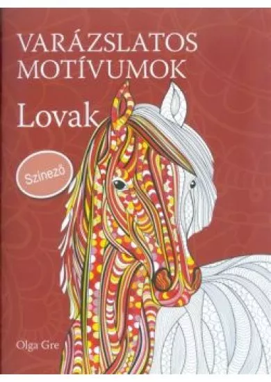 Varázslatos motívumok /lovak (szinező)