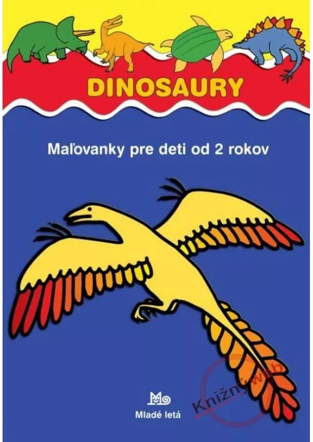 Jaroslaw Žukowski - Dinosaury - Maľovanky pre deti od 2 rokov