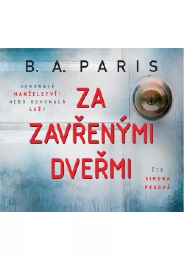 B.A. Paris - Za zavřenými dveřmi (audiokniha)