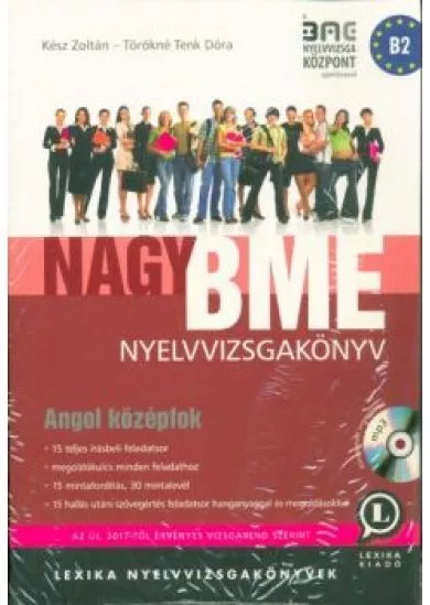 NAGY BME NYELVVIZSGAKÖNYV - ANGOL KÖZÉPFOK + MP3 CD