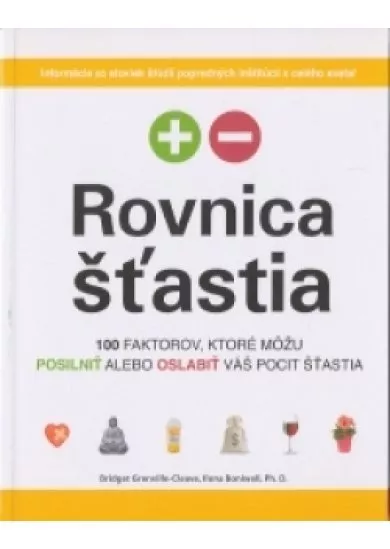 Rovnica šťastia - Sto faktorov, ktoré môžu posilniť alebo oslabiť váš pocit šťastia.