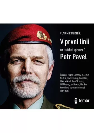 Mertlík Vladimír:  V První Linii - Armádní Generál.. / Audiokniha / Mp3-Cd