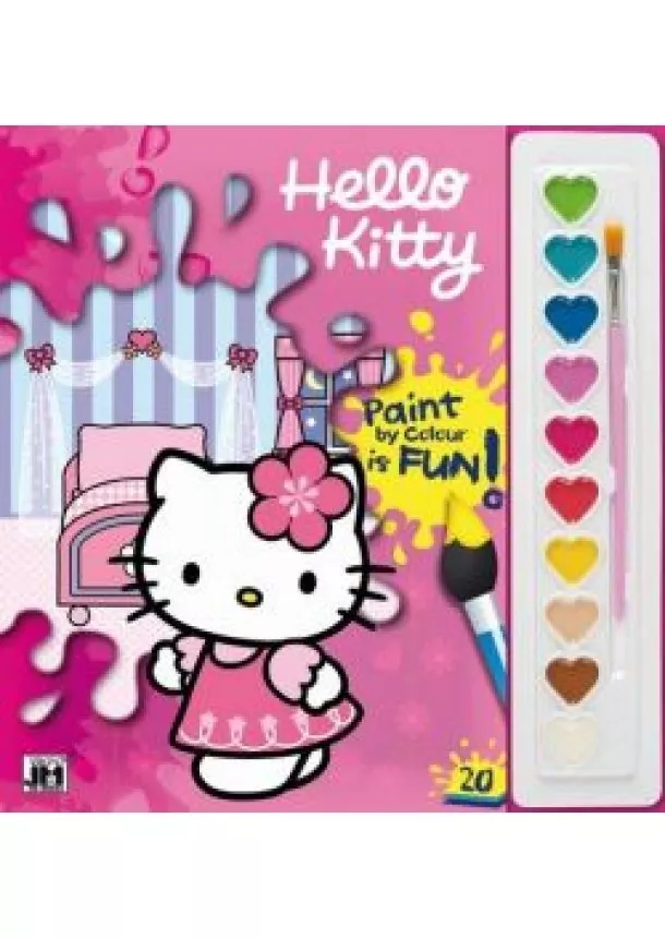 autor neuvedený - Omalovánka s farbami A4 Hello Kitty