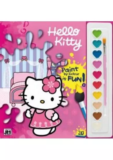 Omalovánka s farbami A4 Hello Kitty