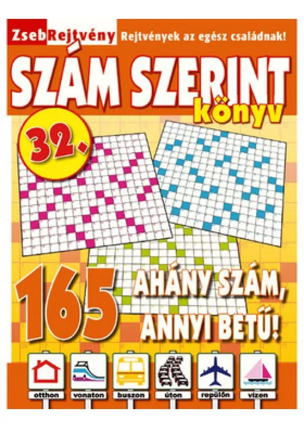 Zsebrejtvény Szám szerint könyv 32.