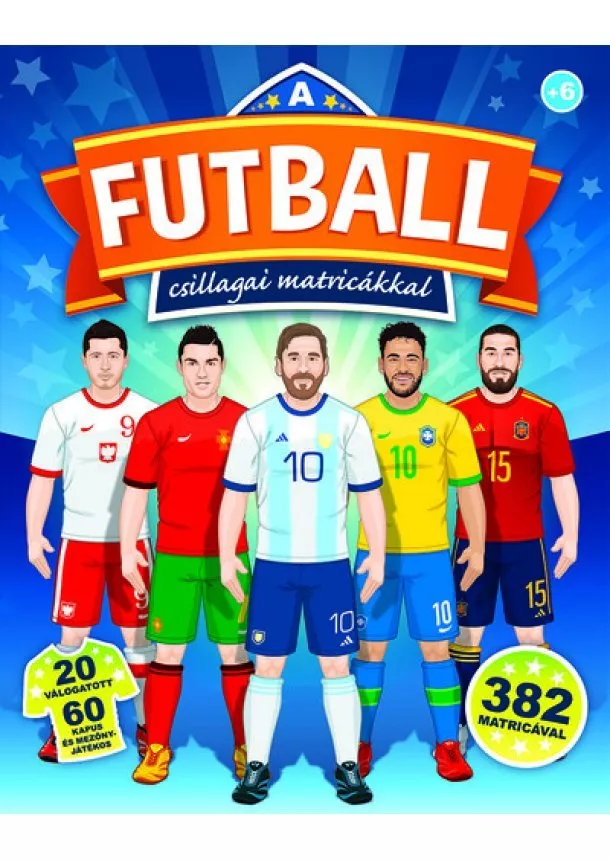 Matricás Könyv - A futball csillagai matricákkal