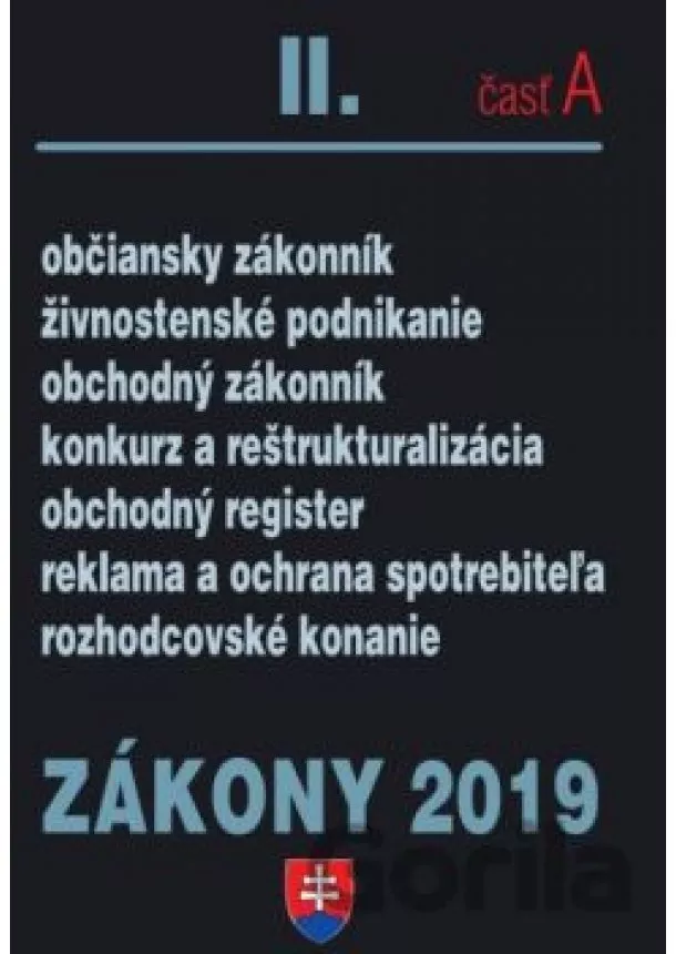 Zákony 2019/II. časť A