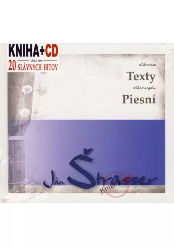 Ján Štrasser - Ján Štrasser - slávne texty slávnych piesní (kniha+CD)