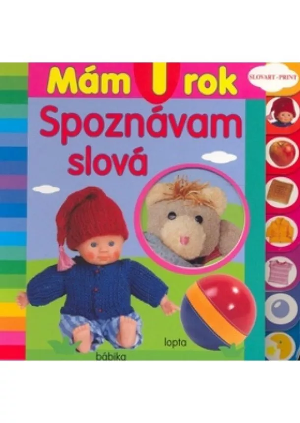 autor neuvedený - Mám 1 rok - Spoznávam slová