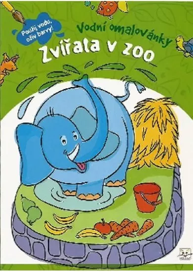 Vodní omalovánky - Zvířata v zoo