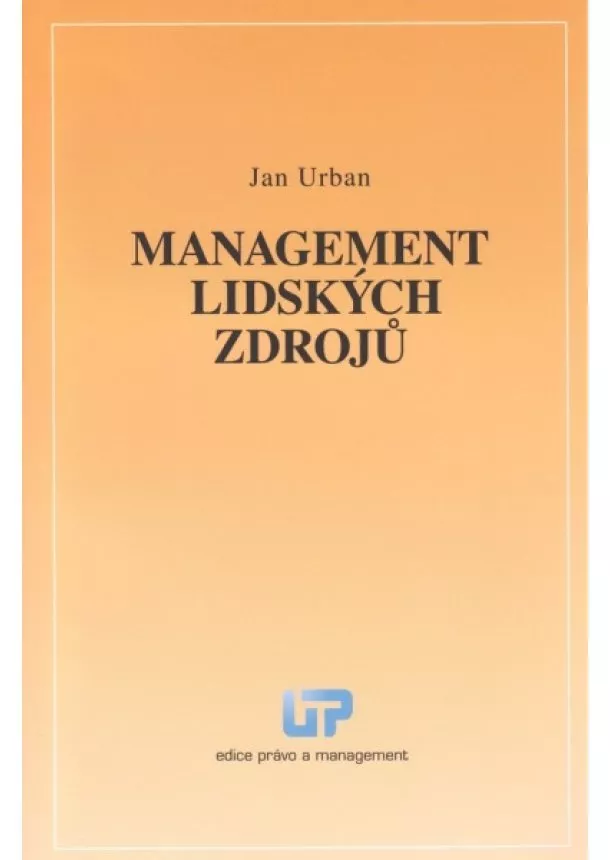 Jan Urban - Management lidských zdrojů