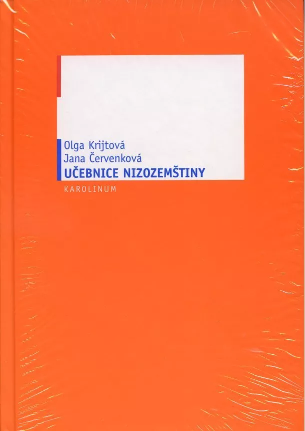 Olga Krijtová , Jana Červenková  - Učebnice nizozemštiny - 3., doplněné a přepracované vydání