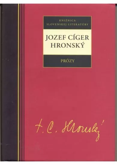 Prózy - Jozef Cíger Hronský