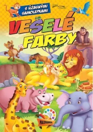 Veselé farby - s úžasnými samolepkami