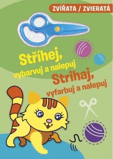 Strihaj, vyfarbuj a nalepuj - Zvieratá