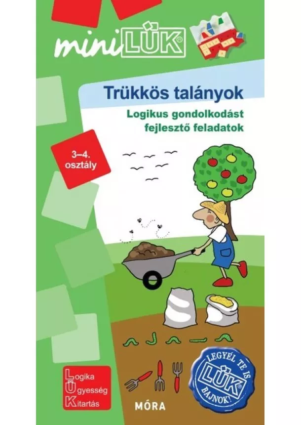 LÜK - Trükkös talányok - Legyél te is LÜK bajnok logikai gondolkodást fejlesztő feladatok 3-4. osztály /MiniLÜK