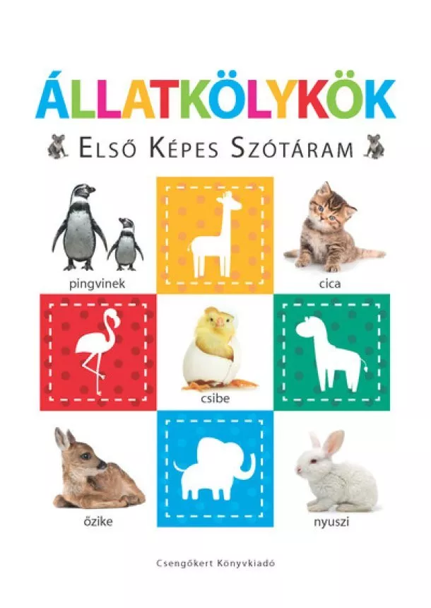 Lapozó - Állatkölykök - Első képes szótáram - Szivacskönyv