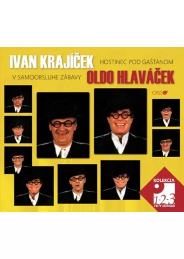 Oldo Hlaváček, Ivan Krajíček - 3CD - Ivan Krajíček, Oldo Hlaváček: Hostinec pod gaštanom v samooobsluhe zábavy