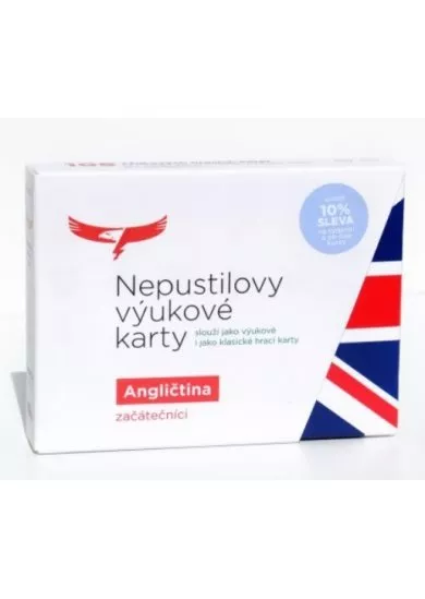 Angličtina začátečníci - Nepustilovy výukové karty