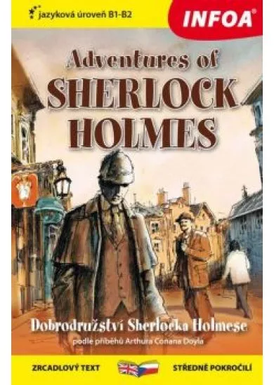 Zrcadlová četba - Adventures of Sherlock Holmes /B1-B2/