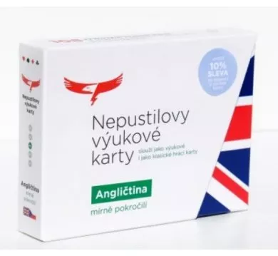 Angličtina mírne pokročilí - Nepustilovy výukové karty