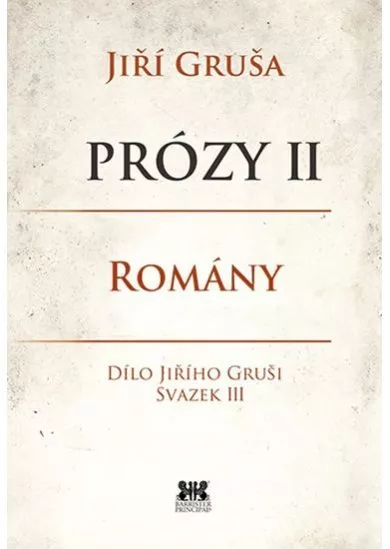 Prózy II - Romány