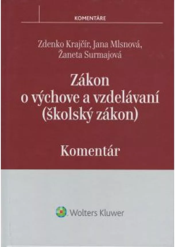 Kolektív - Zákon o výchove a vzdelávaní (školský zákon)