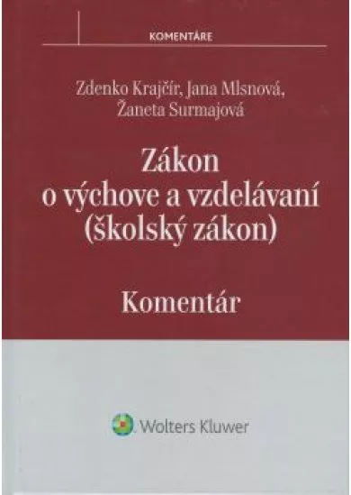 Zákon o výchove a vzdelávaní (školský zákon)