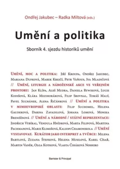 Umění a politika - Sborník 4. sjezdu historiků umění