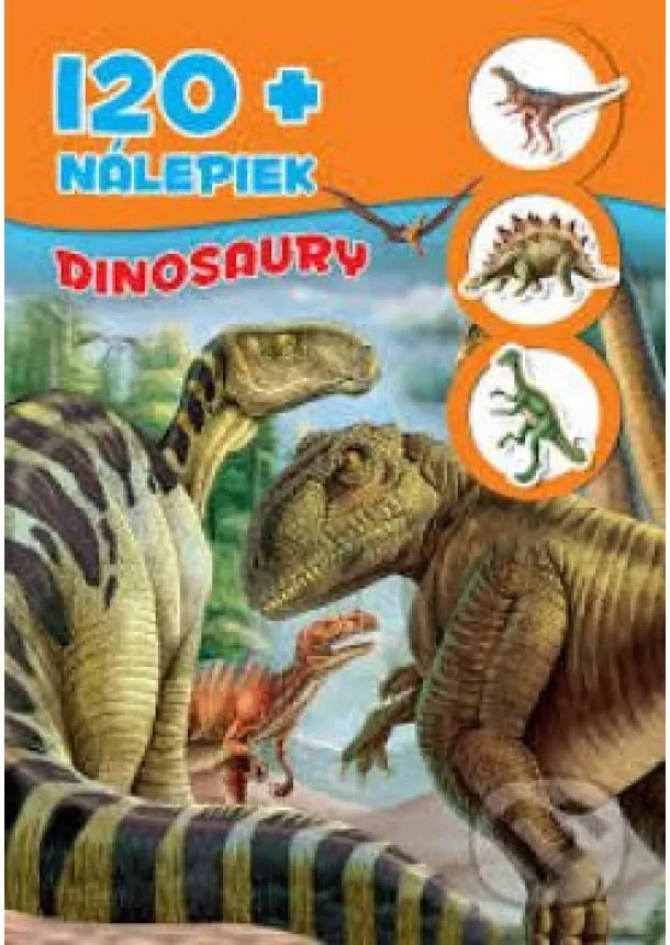 120+ nálepiek - Dinosaury - 120+ nálepiek