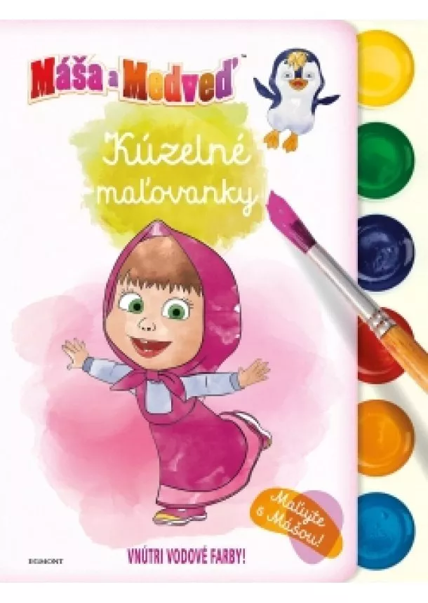 autora nemá - Máša a medveď - Kúzelné maľovanky