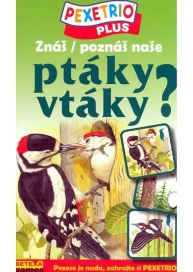 Pexetrio - Znáš naše ptáky? (SK+CZ)