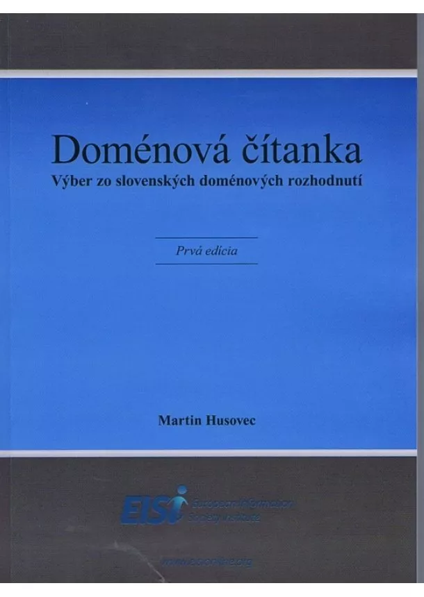 Martin Husovec - Doménová čítanka