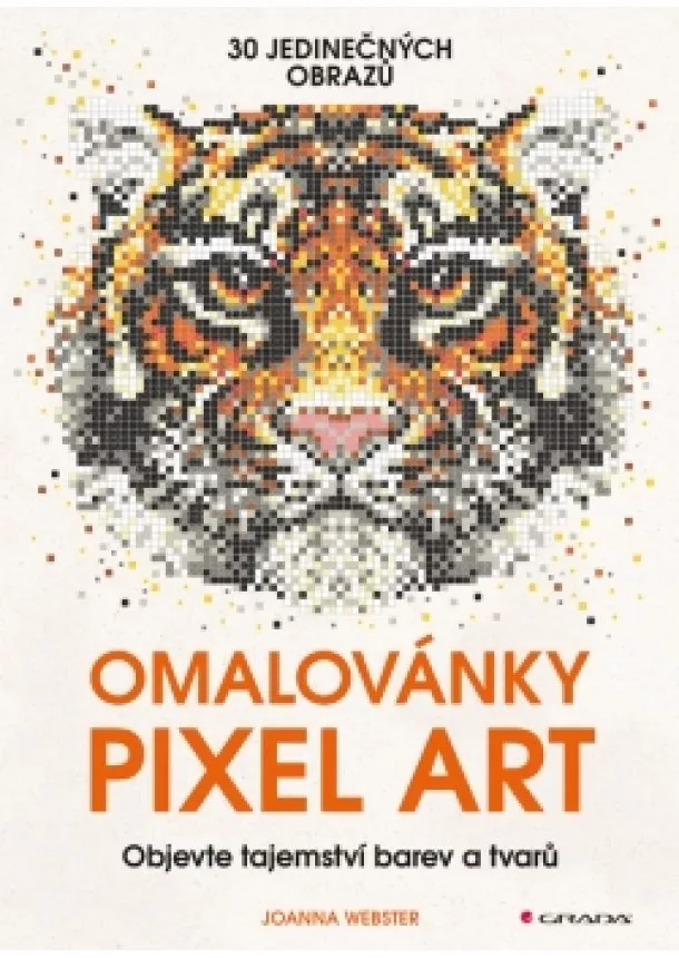 Joanna Webster - Omalovánky Pixel Art - Tajemství barev a tvarů